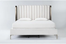 Palladium Eastern King Shelter Upholstered Bed By Drew & Jonathan for Living Spaces