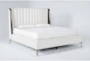 Palladium Queen Shelter Upholstered Bed By Drew & Jonathan for Living Spaces - Side
