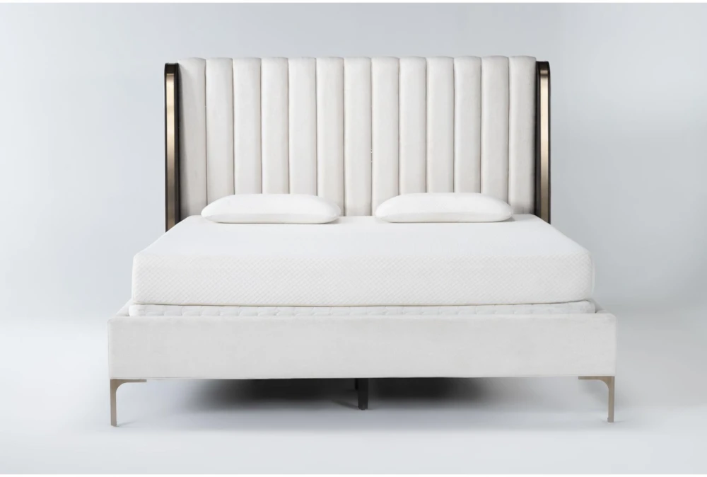 Palladium Queen Shelter Upholstered Bed By Drew & Jonathan for Living Spaces