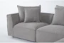 Cisco 120" 5 Piece Modular Sectional with 2 Armless Chairs & Ottoman - Detail