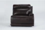 Vance Brown Leather Power Zero Gravity Right Arm Facing Recliner with Power Headrest & Lumbar - Signature