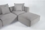 Cisco Grey 120" 4 Piece Sectional - Detail