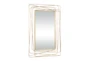 31X47 Inch Gold Metal Contemporary Wall Mirror - Front