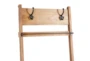 76 Inch Metal + Wood Blanket Ladder With Hooks - Detail