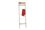 76 Inch Metal + Wood Blanket Ladder With Hooks - Signature