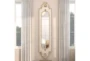 16X72 Inch White Vintage Wood Wall Mirror - Room