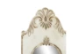 16X72 Inch White Vintage Wood Wall Mirror - Detail