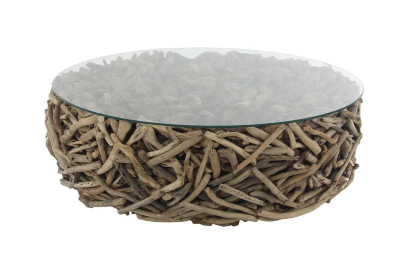 Jaco Glass Round Coffee Table - 360