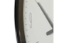 20X20 Inch Black + White Vintage Glass Round Wall Clock - Detail
