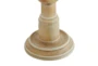 11, 14, & 17 Inch Wood Totem Pillar Candle Holder - Detail