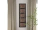 72 Inch Carved Wood 5 Pane Wall Panel - Room