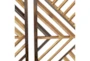 12X36 Inch Brown Wood Wall Decor - Detail