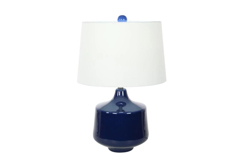 23 Inch Blue Porcelain Table Lamp Set of 2 - 360