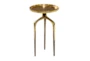 22" Gold Modern Tripod Round Accent Table - Signature