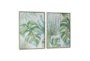 24X32 Inch Green Canvas Wall Decor - Material