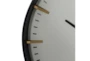 20X20 Inch White Glass Wall Clock - Detail