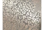 Isla Gilded Leopard Print Bench - Detail