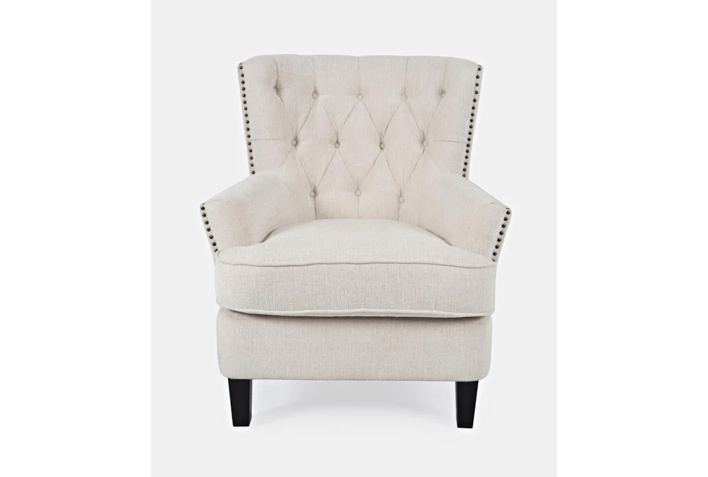 Campbell Cream Wingback Arm Chair