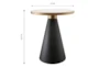 Zuri Marble Top End Table - Detail