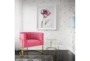Deanna Rose Pink Velvet Accent Arm Chair - Room