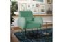 Mae Mint Green Velvet Accent Chair - Room
