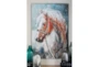32X47 Horse Head Canvas Wall Art - Room