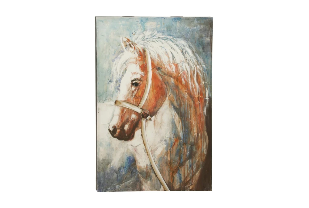 32X47 Horse Head Canvas Wall Art