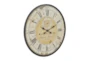 32X32 White Wood Wall Clock - Material