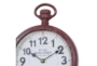 11 Inch Multi Color Iron Wall Clock Set Of 2 - Detail