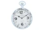 11 Inch Multi Color Iron Wall Clock Set Of 2 - Detail