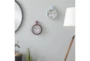 11 Inch Multi Color Iron Wall Clock Set Of 2 - Room