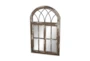 48X30 Brown Glass Wall Mirror - Front