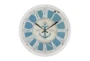 24X2 Multi Color Metal Wall Clock - Front