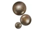 35 Inch Metal Wall Decor Set Of 3 - Front