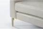 Marmont Ivory 87" Leather Sofa By Drew & Jonathan For Living Spaces - Detail