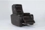 Bronson Truffle Home Theater Power Wallaway Recliner with Power Headrest & USB - Side