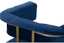 Greta Navy Velvet Dining Chair - Detail
