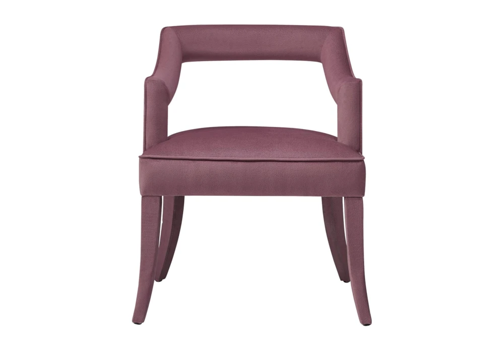Natasha Pink Slub Velvet Dining Chair