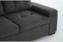Flinn 103" 2 Piece Convertible Sleeper Sectional With Left Arm Facing Storage Chaise - Detail