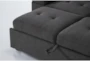 Flinn 103" 2 Piece Convertible Sleeper Sectional with Right Arm Facing Storage Chaise - Detail