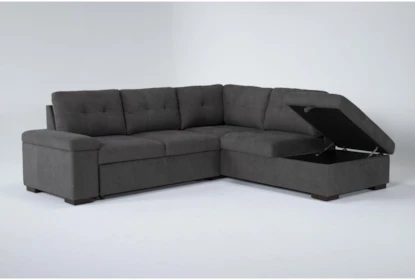 aanraken Beperkingen commentator Flinn 103" 2 Piece Convertible Sleeper Sectional With Right Arm Facing  Storage Chaise | Living Spaces