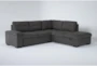 Flinn 103" 2 Piece Convertible Sleeper Sectional with Right Arm Facing Storage Chaise - Signature