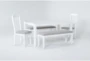 Gia 5 Piece Dining Set With 2 Benches - Side