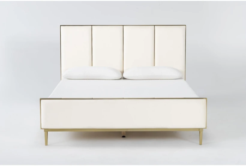 Camila Queen Upholstered Bed - 360