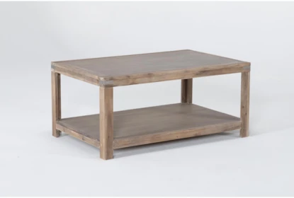 Sandburst Coffee Table With Storage - Side