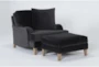 Abigail IV 78" Oversized Chair And Ottoman - Signature
