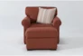 Elm II Down Chair And Ottoman - Front