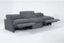 Jolene Dark Grey 122" 3 Piece Power Reclining Modular Sofa with USB - Side