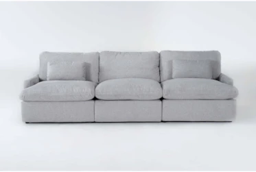 Jolene Silver Grey 3 Piece Sofa