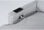 Jolene Silver Grey 120" 5 Piece Power Reclining Modular Sectional with 2 Power Recliners & USB - Detail